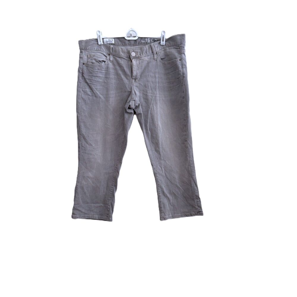 Gap Cropped Bootcut Jean Leggings | Size 16 | Gray | Never Worn